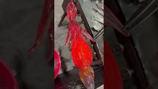 Octopus on a stand #shortvideo #art #octopus #glass #experiment #funny #shorts #satisfying #fun