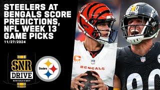 Steelers-Bengals Injury Report Update, NFL Week 13 Game Picks | SNR Drive | Pittsburgh Steelers