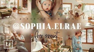 Sophia El'Rae Inspired — Professional Presets Lightroom | Tutorial | DNG | Light Airy Preset