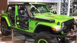 ALL NEW 2018 JEEP WRANGLER 4 DOOR RUBICON JL MOJITO! GREEN MOPAR WALK AROUND REVIEW 2018 CHICAGO A S