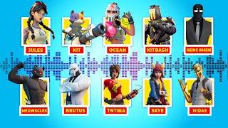 ALL Boss and Character Voicelines in Fortnite (Season 2 and 3)