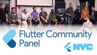 Flutter Community Panel @ Flutter NYC - 12 Dec 2019