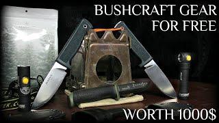 FREE BUSHCRAFT GEAR WORTH 1000$ - 20 000 SUBSCRIBER GIVEAWAY - HF SURVIVAL SCHOOL