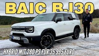 BAIC BJ30 (2025): Cool China SUV? Hybrid - petrol engine with 280 hp | Test | Price | Consumption