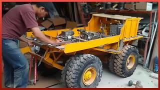 Man Builds Hydraulic RC Mining Truck at Scale | Start to Finish by @rcactionhomemade