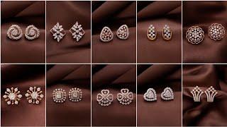 Latest diamond earrings stud collection with price/diamond studs/simple studs/daily wear studs