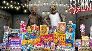 Granny Biggest Diwali Stash Ever  granny wala game definition | granny grandpa game video ग्रैनी