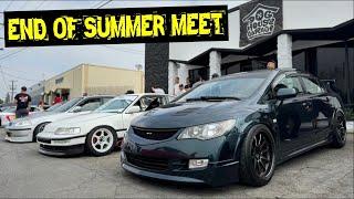 8th Gen Civics GALORE at DOGHOUSE GARAGE x FTF4EVR Meet | Golden Era Honda | FA5 & JDM FD2 Sedan