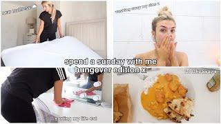 spend a sunday with me | hungover vlog x