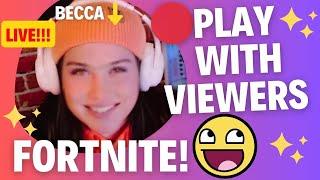 Fortnite LIVE Play with Viewers #fortnite