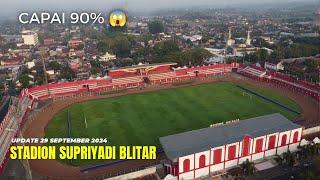 RUMPUT SUDAH 90%  Kondisi Rumput STADION SUPRIYADI Blitar Hari Ini Minggu 29 September 2024