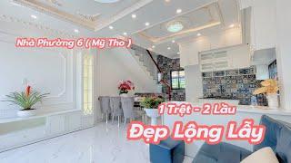 T555-BÁN NHÀ P6, GẦN CHỢ ĐÊM&TT THƯƠNG MẠI BIGC GO-CÁCH LỘ NHỰA 30M-1TRỆT, 2LẦU-GIÁ:2TỶ450