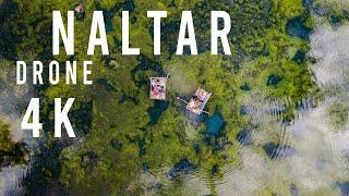 Naltar lake 4k Drone Shots  | Satrangi Lake | Blue lake