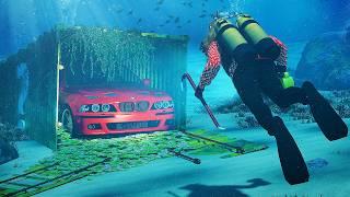 Stealing Underwater Mystery Crates In GTA 5 RP