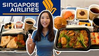 Singapore Airlines Economy Food Review️ 3 meals!