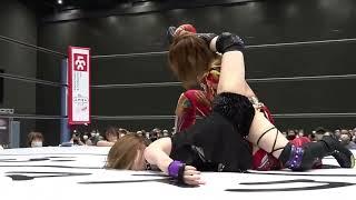 Women's ryona wrestling. Domination and submission KO.