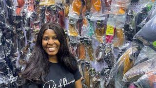 Update on The Biggest Hair market Vlog in Nigeria