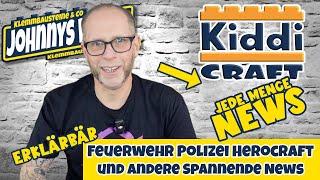 Kiddicraft News Sneak Peek 2025 - Police, Fire Department, Herocraft and more