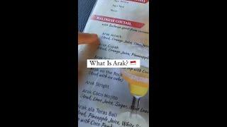 What Is Arak?  #shorts