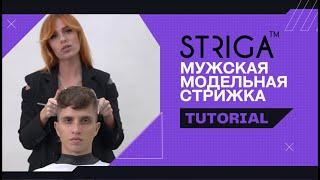 Мужская модельная стрижка. Школа Парикмахеров STRIGA ™