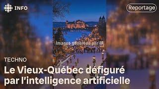 Une vidéo générée par l'IA montre un Vieux-Québec qui n'existe pas