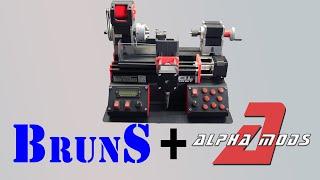 Upgrade for the unique battery operated lathe. Collaboration video with Alpha Mods channel