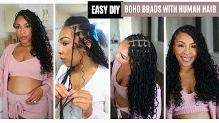 How to do Knotless Braids on Yourself | DETAILED Beginner Friendly tutorial