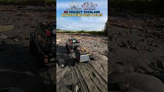 RC Crawler Navigating Terrain