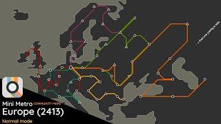 Mini Metro Community Maps: Europe (Normal Mode)