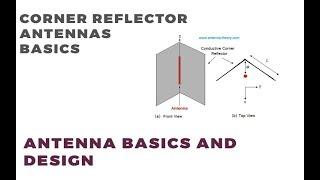 Corner Reflector Antenna | Sheet Antenna | Antenna Basics and Theory