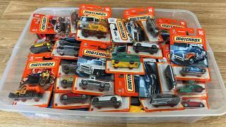 Opening boxes with Matchbox cars