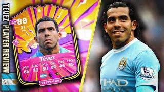 99 STRENGTH CARD!! 88 Hero Carlos Tevez Player Review. EAFC25 Ultimate team.