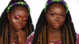 A QUICK JUVIA'S PLACE MAKEUP TUTORIAL | OHEMAA BONSU