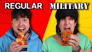 Military VS. Normal Pizza (Taste Test)