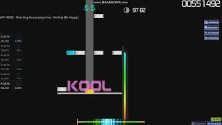 [ osu mania 7 key ]6.6 / Smiling - Lime  870K  (cut ln skin)