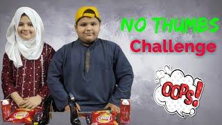 No Thumb Challenge || Funny Challenge || No Thumbs || SS kids vlogs