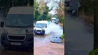 Rufford Ford | Vans playing with river water | Vans vs Flood | Satisfying Video