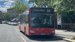 *Kickdown* Journey on Go Ahead London Route 358 to Crystal Palace. Citaro O295 MEC69 (BF65 HVM)