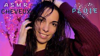 ASMR Pluie ️ Routine Cheveux : Soin, Brossage, Lavage, Lissage, Scratching Cuir Chevelu