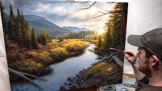 Landscape Painting Time-lapse | "When Time Slows"