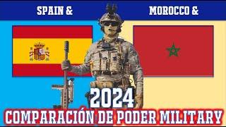 España vs Marruecos. Comparación de poder militar 2024