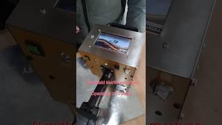 handheld electric marking machine #operating instruction #vin number marking #dot peen marking