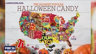 What's the most popular Halloween candy in Texas?