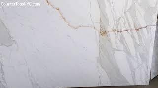 Calacatta gold marble slabs NYC