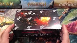 Adventure in the Forgotten Realms Draft Booster Box Opening Magic the Gathering Dungeons and Dragons