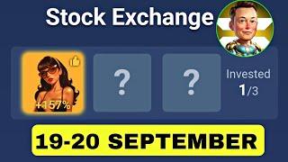 X Empire Investment Fund Today 20 September | Musk Empire Daily Combo | X Empire Investment Today