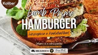  Koliber Lamb Prime Burger - prémium bárányburger húspogácsa 