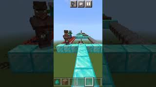 Minecraft Villager IQ #shorts #viral #trending #youtubeshorts #parther