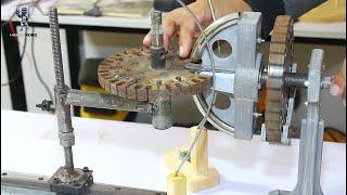 How to make ceiling fan coil winding machine, Home made winding machine ( Part # 3)