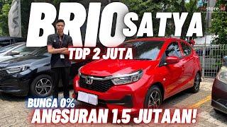 Murah Parah Habisin Unit ⁉️Review Honda Brio 1.2 Type E Satya Terbaru 2024